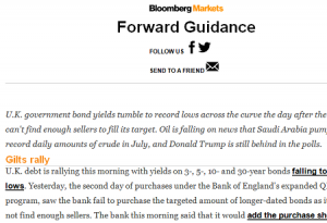 Bloomberg - 5 Things, newsletter