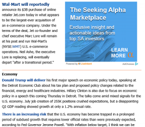SeekingAlpha.com – Wall Street Breakfast
