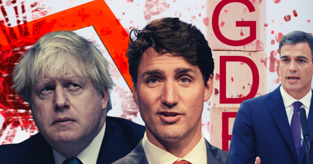 UK, Spain Canada GDP