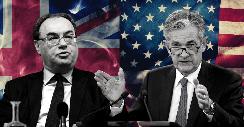 اجتماعات بنك الاحتياطي الفيدرالي وبنك إنجلترا