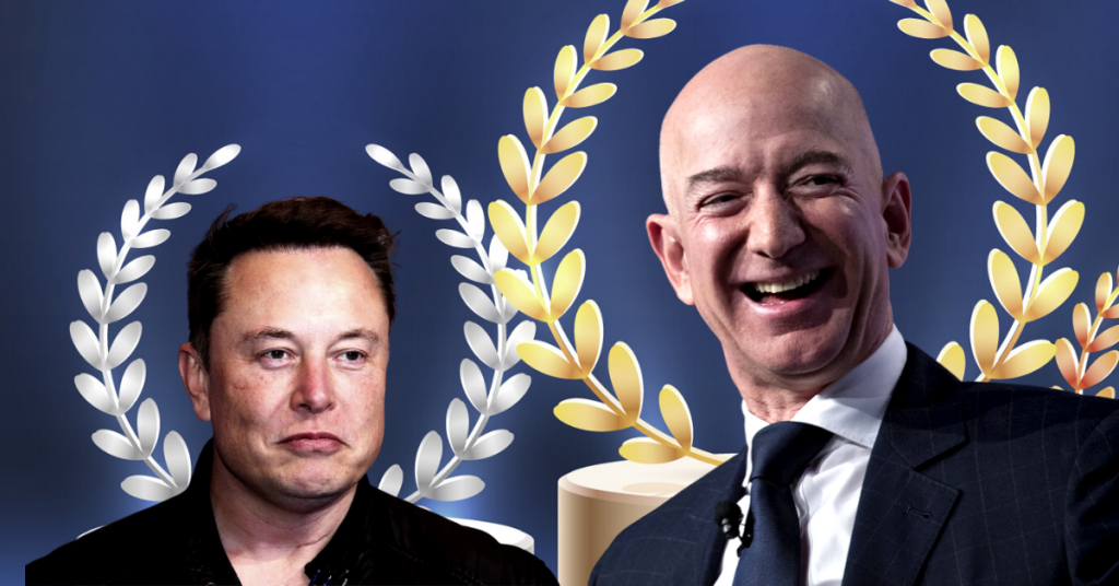 musk bezos tesla