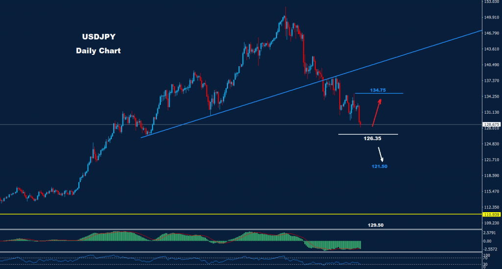 الدولار/ الين 24-01-2023